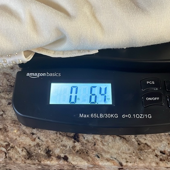 RSVP By Talbots Lightweight Sweater Pearl-Embellished collar Cream Women’s S NEW - Picture 12 of 13